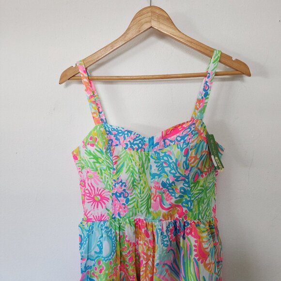 NWT Lilly Pulitzer Ardleigh Dress Lovers Coral Size 6 26303 - Picture 2 of 4